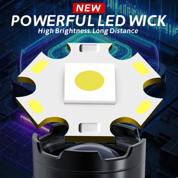 Linterna LED recargable