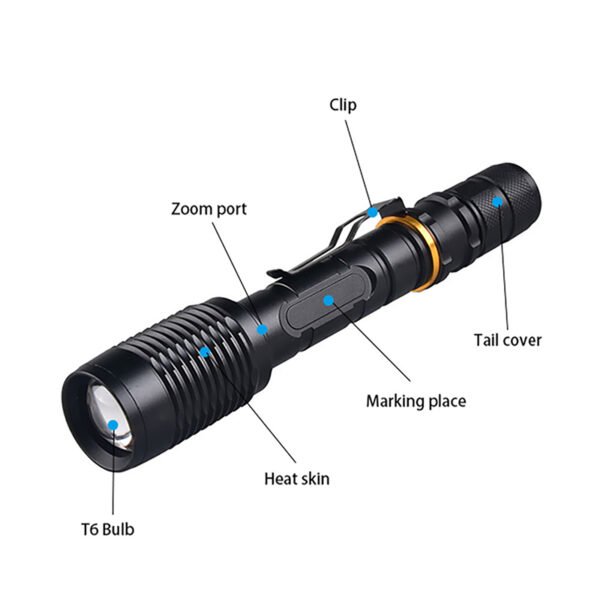 Linterna Rattlesnake de 10W