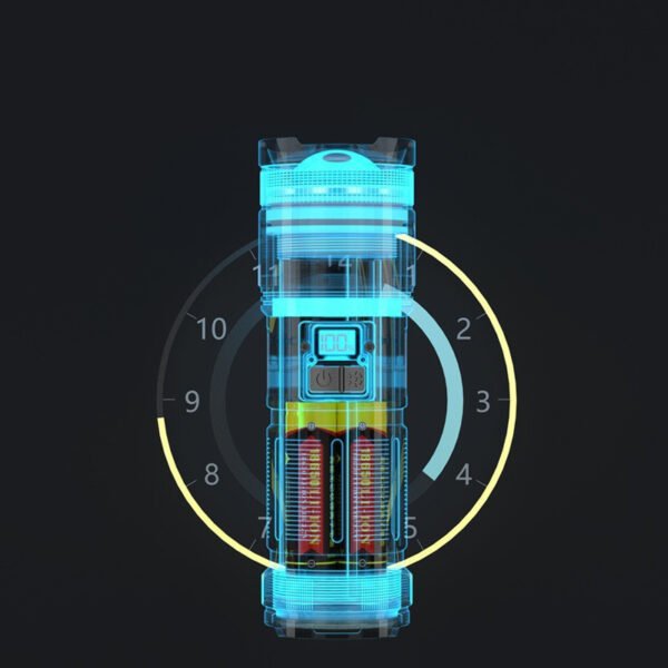 Linterna con carga USB