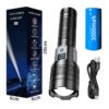 Linterna con chip láser blanco de 20W