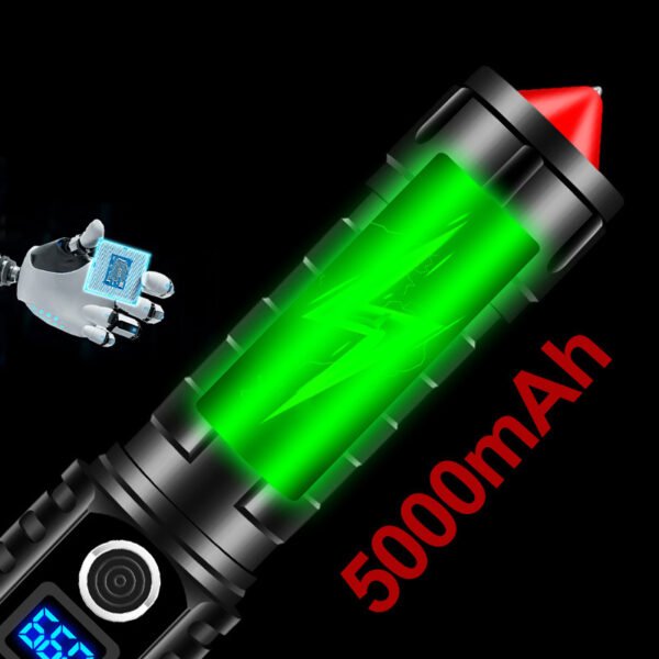 Linterna de 30W con martillo de seguridad