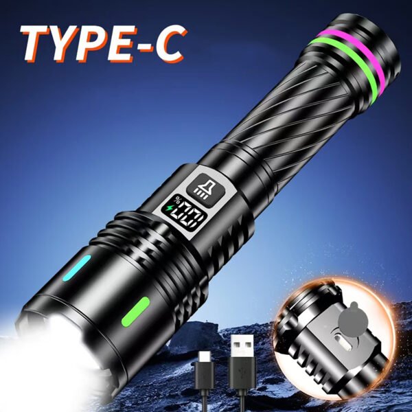 Linterna portátil compacta de 15W