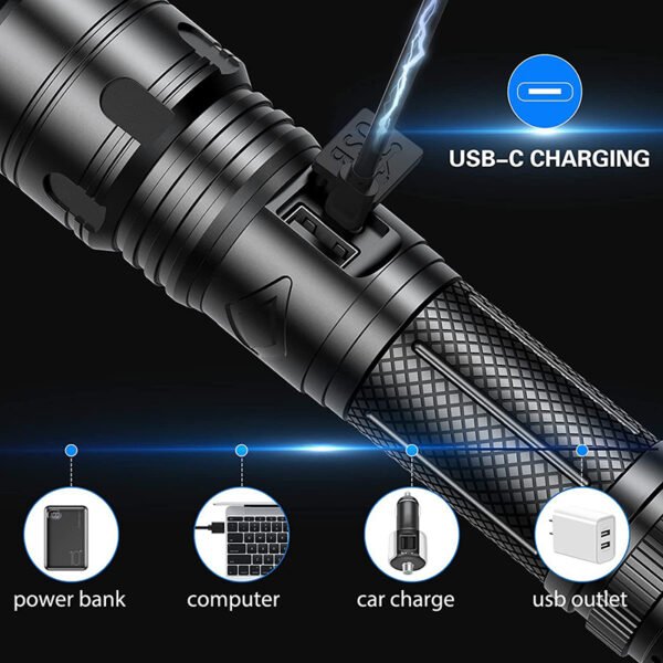 Linterna recargable de 20W